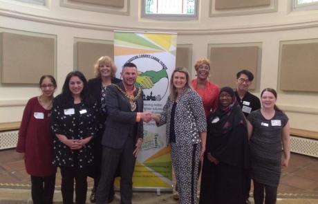 MPCF Core Members with the Lord Mayor of Manchester | MPCF Launch Event