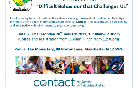 Teaser for MPCF's "Difficult Behaviour That Challenges Us" course