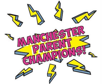Image is the logo for the Manchester Parent Champions
