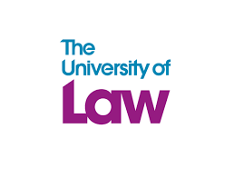 The photo shows The University of Law's logo.