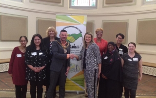 MPCF Core Members with the Lord Mayor of Manchester | MPCF Launch Event