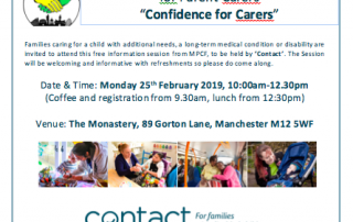 Teaser for MPCF's "Confidence for Carers" course