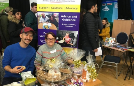 Jordan and Sue from Lifted Carers Centre at Melland High School's Winter Fair in 2019