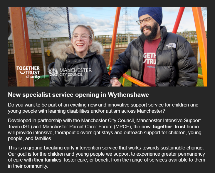 Job Openings for a New Specialist Service
