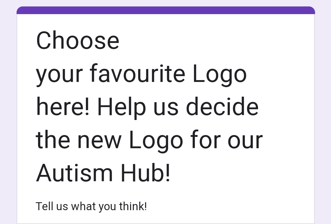 Help Us Choose the GM Autism Hub Logo!