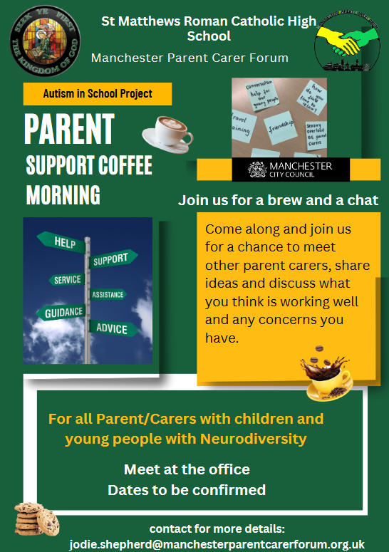 Parent Support Coffee Mornings @ St. Matthew’s RCHS