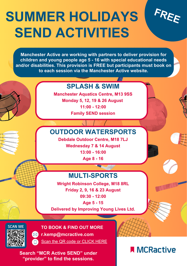 Inclusive Summer Activities with Mcr Active