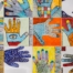 The photo shows a collage of differently coloured illustrations of hands with varying design intricacies.