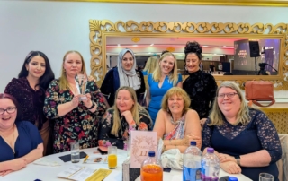 The photo shows the MPCF table at the Global Champion Awards of 2025.