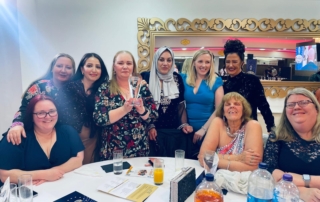 The photo shows the MPCF table at the Global Champion Awards of 2025.